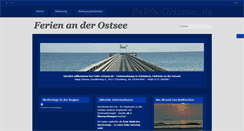Desktop Screenshot of fewo-gristow.de